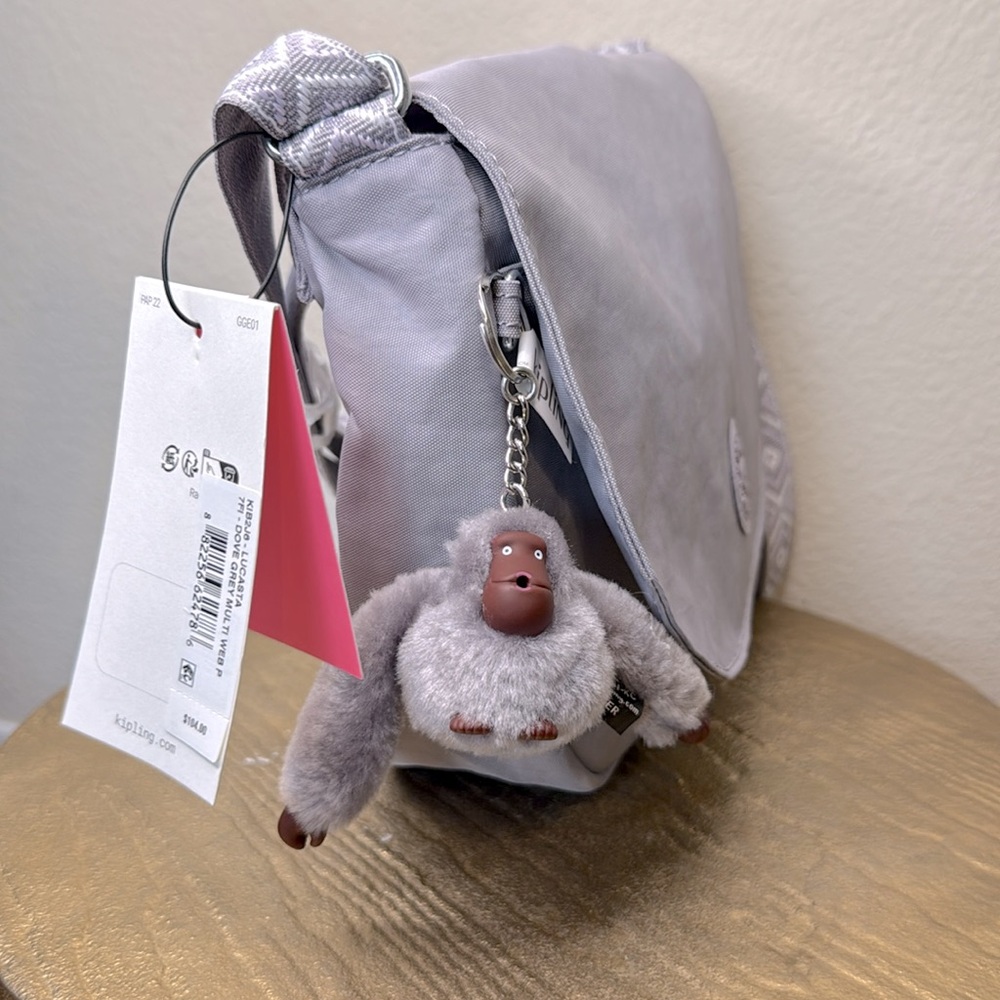 Kipling Lucasta crossbody bag, light purple NWT - Picture 3 of 12